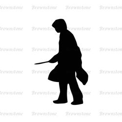 The Magician Boy Harry Harry Potter Vector Silhouette