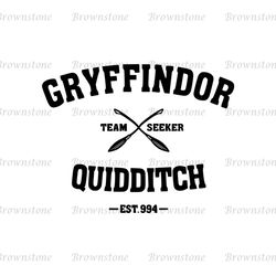 Gryffindor Team Seeker Harry Quidditch Est 994 SVG Cut Files