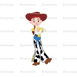 Cowgirl Jessie Disney Cartoon Toy Story SVG