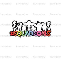 Squadgoals Disney Pixar Toy Story Characters Logo SVG