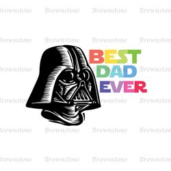 Best Dad Ever Star Wars Movie Darth Vader SVG