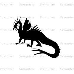 Witch Maleficent Dragon Form Disney Villain Silhouette SVG