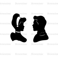 Cinderella and Prince Charming Henry Silhouette SVG