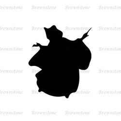 Cinderella Fairy Godmother Characters Silhouette SVG