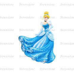 Cartoon Princess Cinderella Twinkling Dress Disney Transparent PNG