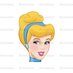 Disney Cartoon Princess Cinderella Head PNG Clipart