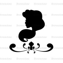 Jasmine Princess and The Sultan's Palace Silhouette SVG
