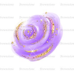 Alice In Wonderland Tea Party Purple Rose Flower PNG