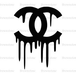Chanel Dripping Logo SVG, Coco Chanel Logo SVG, Chanel Logo SVG, Black Logo SVG, Fashion Logo SVG, Brand Logo SVG 33