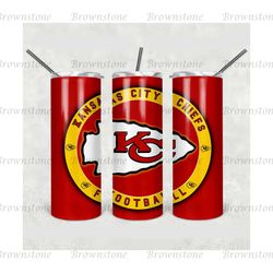Kansas City Chiefs Tumbler, Kansas City Chiefs Wrap, Kansas City Chiefs Design, NFL Tumbler Png, Sport Tumbler, Nfl Wrap