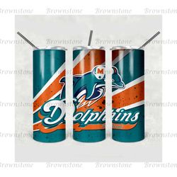 Miami Dolphins Tumbler, Miami Dolphins Wrap, Miami Dolphins Design, NFL Tumbler Png, Sport Tumbler, Nfl Wrap, Nfl 20oz
