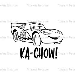 Disney Pixel Cars Lightning McQueen KaChow SVG