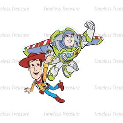 Sheriff Woody Buzz Lightyear Toy Story Character Vector SVG
