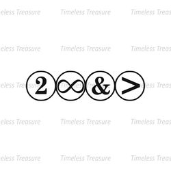 To Infinity And Beyond Toy Story Cartoon Logo SVG