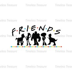 Disney Pixar Toy Story Cartoon Woody Friends Silhouette SVG