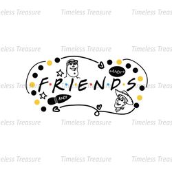 Disney Pixar Cartoon Toy Story Characters Friends Logo SVG