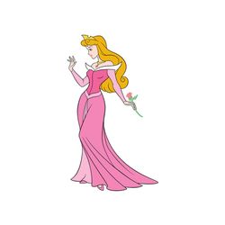 Rose Flower Disney Princess Aurora Sleeping Beauty SVG