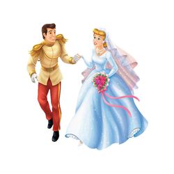 Cinderella And Prince Charming Henry Wedding Disney PNG