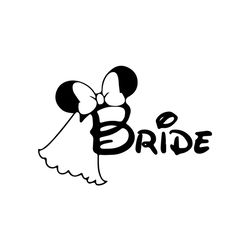 Bride Disney Wedding Mickey Minnie Mouse SVG