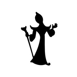 Disney Villain Jafar Aladdin Cartoon Characters SVG
