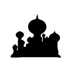 The Sultan's Palace Silhouette Vector SVG File
