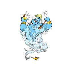 Bathing Genie Funny Aladdin & The Magic Lamp PNG