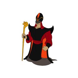 Sorcerer Jafar Cobra Form Disney Aladdin Villain PNG