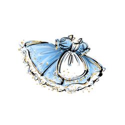 Alice Blue Doll Skirt Alice In Wonderland Tea Party PNG