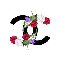 COCO Chanel Flower Black Logo SVG, Clothing and Fashioning Logo SVG, Silhouette, Digital Download 5