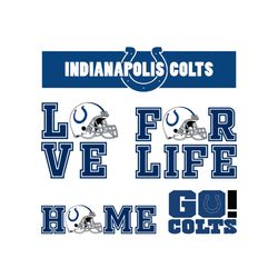 Indiana Polis Colts Sport Logo SVG, Love Colts, Go Colts SVG, Football Team Logo SVG, Instant Download