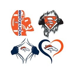 Denver Broncos SVG, Broncos Superman Logo SVG, NFL Sport Teams SVG, Football SVG, Digital Download