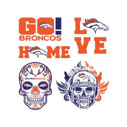 Denver Broncos SVG, Broncos Logo SVG, Go Broncos, Love Broncos, NFL SVG, Football SVG