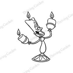 Beast Candle SVG, Beauty and The Beast Candle SVG, Disney Princess SVG 6