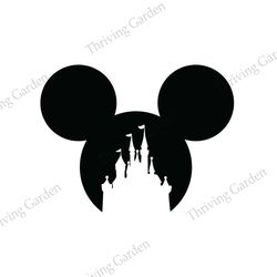 Mickey Mouse Magic Kingdom SVG