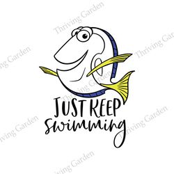 Dory Just Keep Swimming SVG, Finding SVG