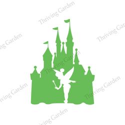 Tinklebell Disney Princess Castle SVG