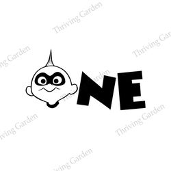 The Incredibles Birthday One JackJack Parr SVG