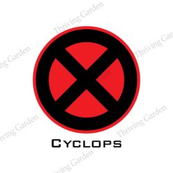 Avengers Superhero Cyclops Logo SVG