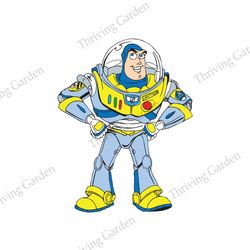 Buzz Lightyear Star Command Toy Story Cartoon SVG