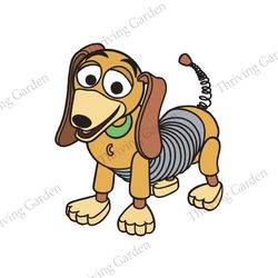 Disney Character Toy Story Cartoon Slinky Dachshund Dog Vector SVG