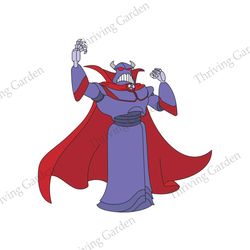 Disney Character Toy Story Cartoon Evil Emperor Zurg Vector SVG