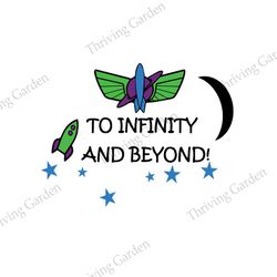 To Infinity And Beyond Toy Story Buzz Lightyear Space Ranger SVG