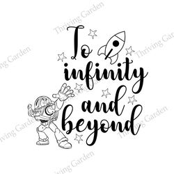 To Infinity And Beyond Toy Story Buzz Lightyear Silhouette SVG