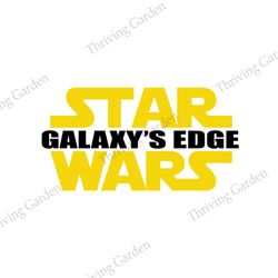 Star Wars Galaxy's Edge Logo SVG Cutting Files