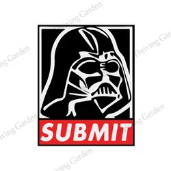 Star Wars Darth Vader Submit Logo SVG
