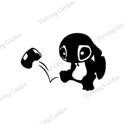 Funny Stitch Disney Cartoon Character SVG