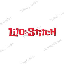 Disney Lilo & Stitch Cartoon Logo SVG