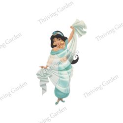 Disney Princess Jasmine Dancing Clipart PNG