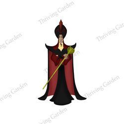 Evil Sorcerer Jafar Disney Aladdin Villain PNG