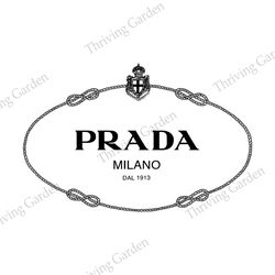 Prada Milano Dal 1913 Logo SVG, Prada Milano SVG, Prada Logo SVG, Logo SVG, Fashion Logo SVG99